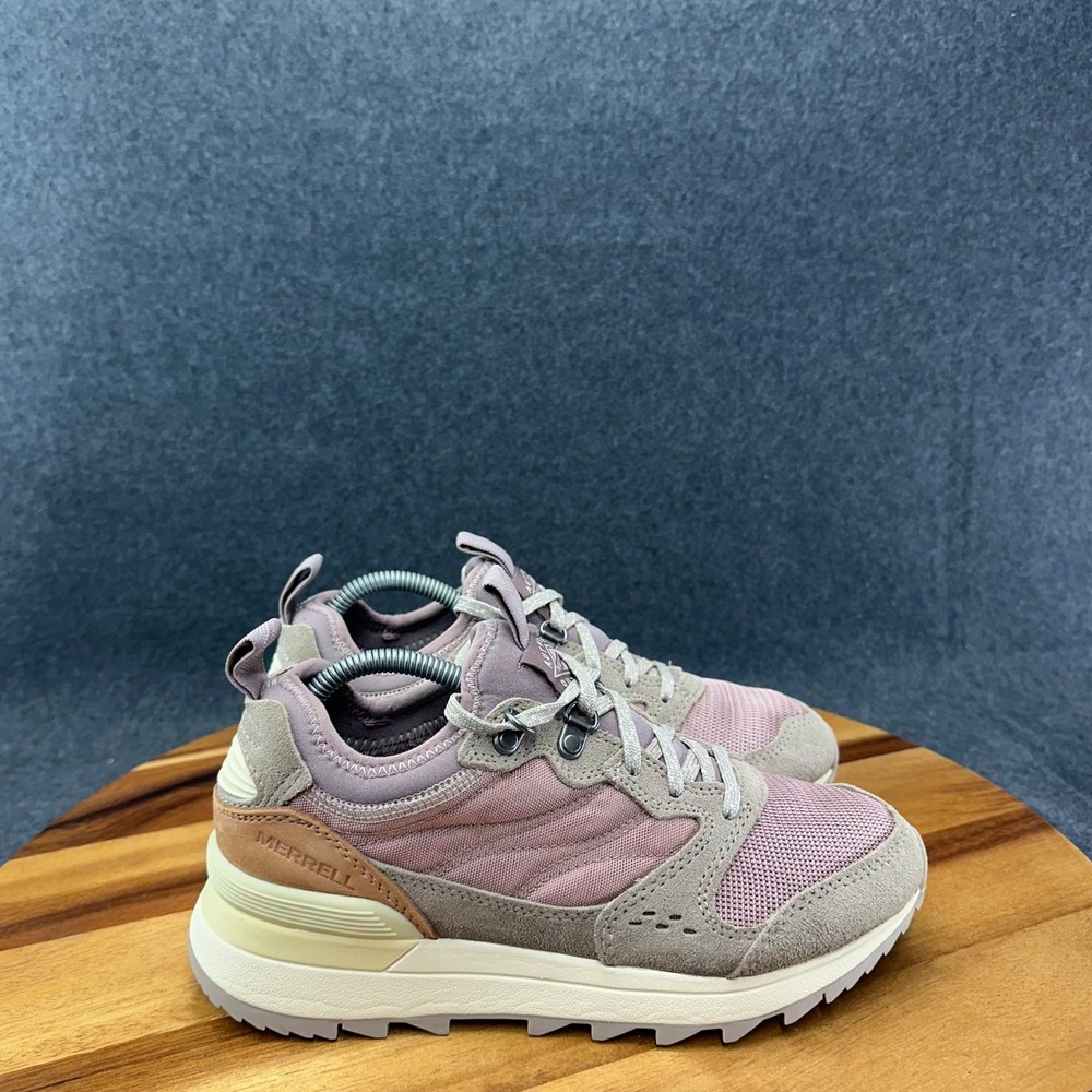Merrell Alpine 83 Recraft Womens Mid Lace Up Trail Trainers Shoes Pink Size 6